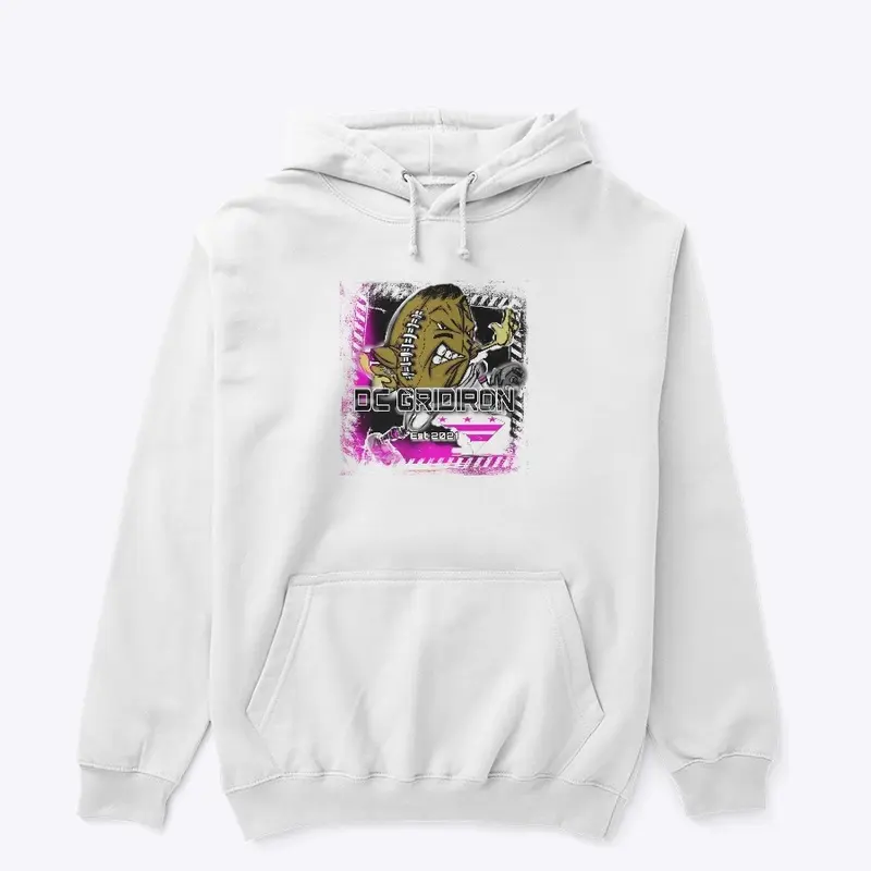 Dc Gridiron Pink Logo Hoodie