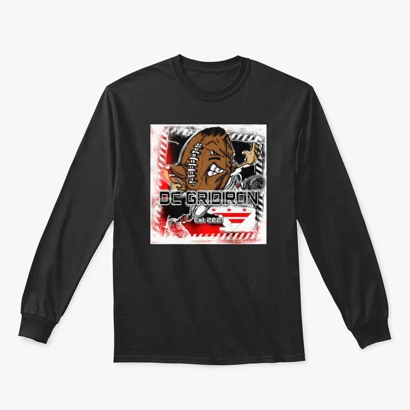  Dc Gridiron Classic Logo Long Sleeve